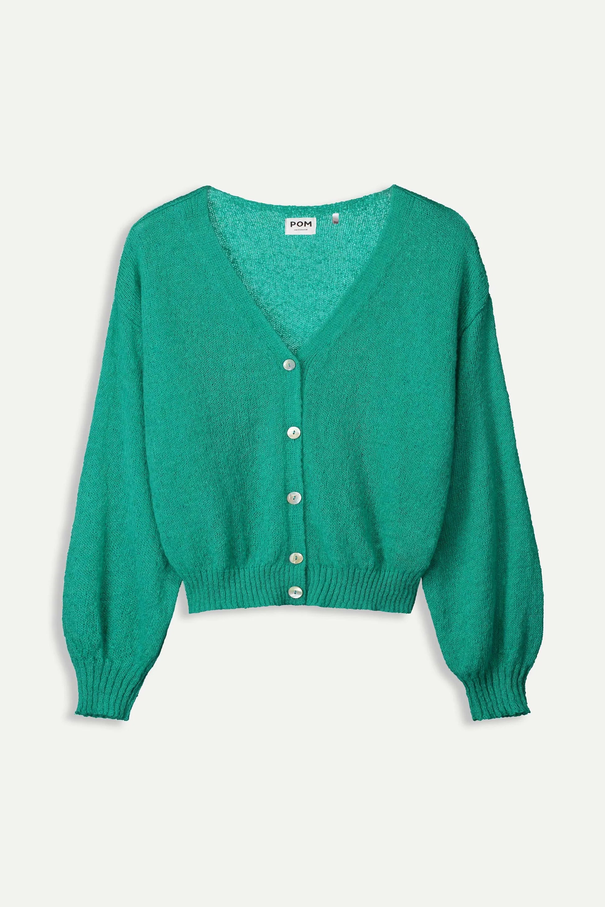 Pom Amsterdam - Fresh Green Cardigan