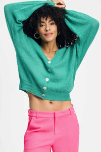 Pom Amsterdam - Fresh Green Cardigan