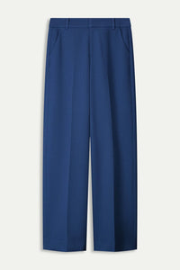 Pom Amsterdam - Wide Leg Sapphire Blue Pants
