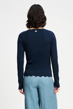 Load image into Gallery viewer, Pom Amsterdam - Body Nightfall Blue Top
