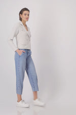 Load and play video in Gallery viewer, Monari - Tweed Knit Blazer - Warm Sand
