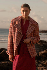 Load image into Gallery viewer, Zoe Kratzmann - Revel Coat - Berry Check
