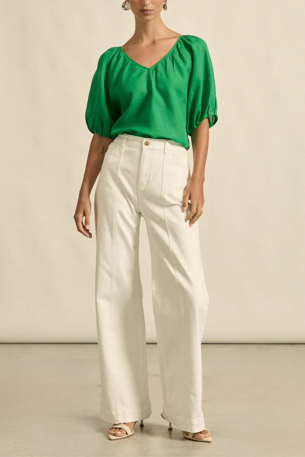 Zoe Kratzmann - Trace Top - Parrot