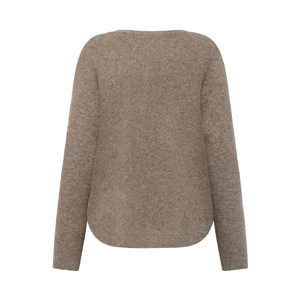 Mansted - Zoe Button Knit - Walnut