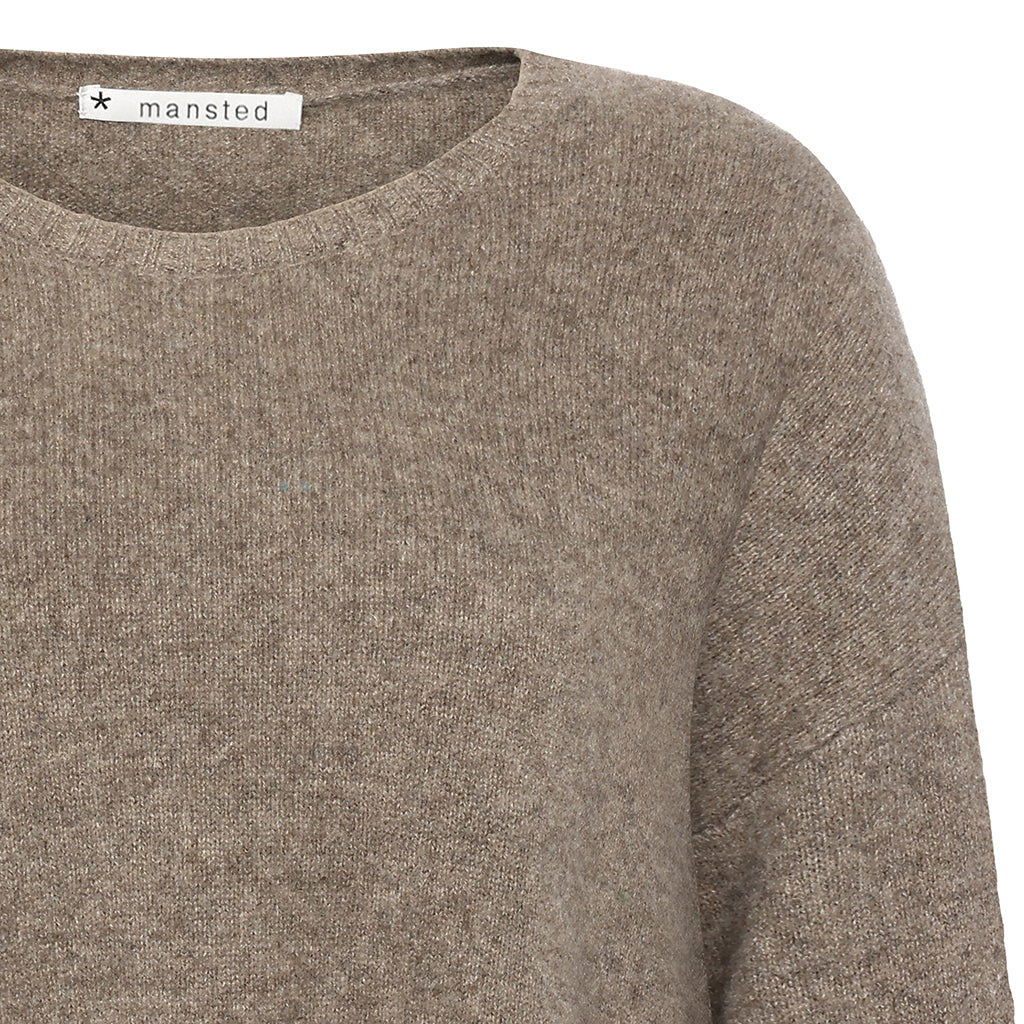 Mansted - Zoe Button Knit - Walnut