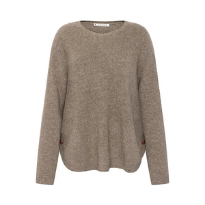 Mansted - Zoe Button Knit - Walnut