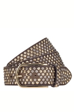 Load image into Gallery viewer, B.Belt - Taupe Zoe Belt - Gold
