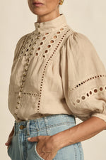 Load image into Gallery viewer, Zoe Kratzmann - Cabaret Top - Cashew
