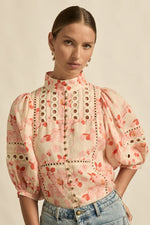 Load image into Gallery viewer, Zoe Kratzmann - Cabaret Top - Cherry Tulip Print
