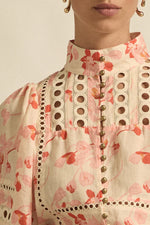 Load image into Gallery viewer, Zoe Kratzmann - Cabaret Top - Cherry Tulip Print
