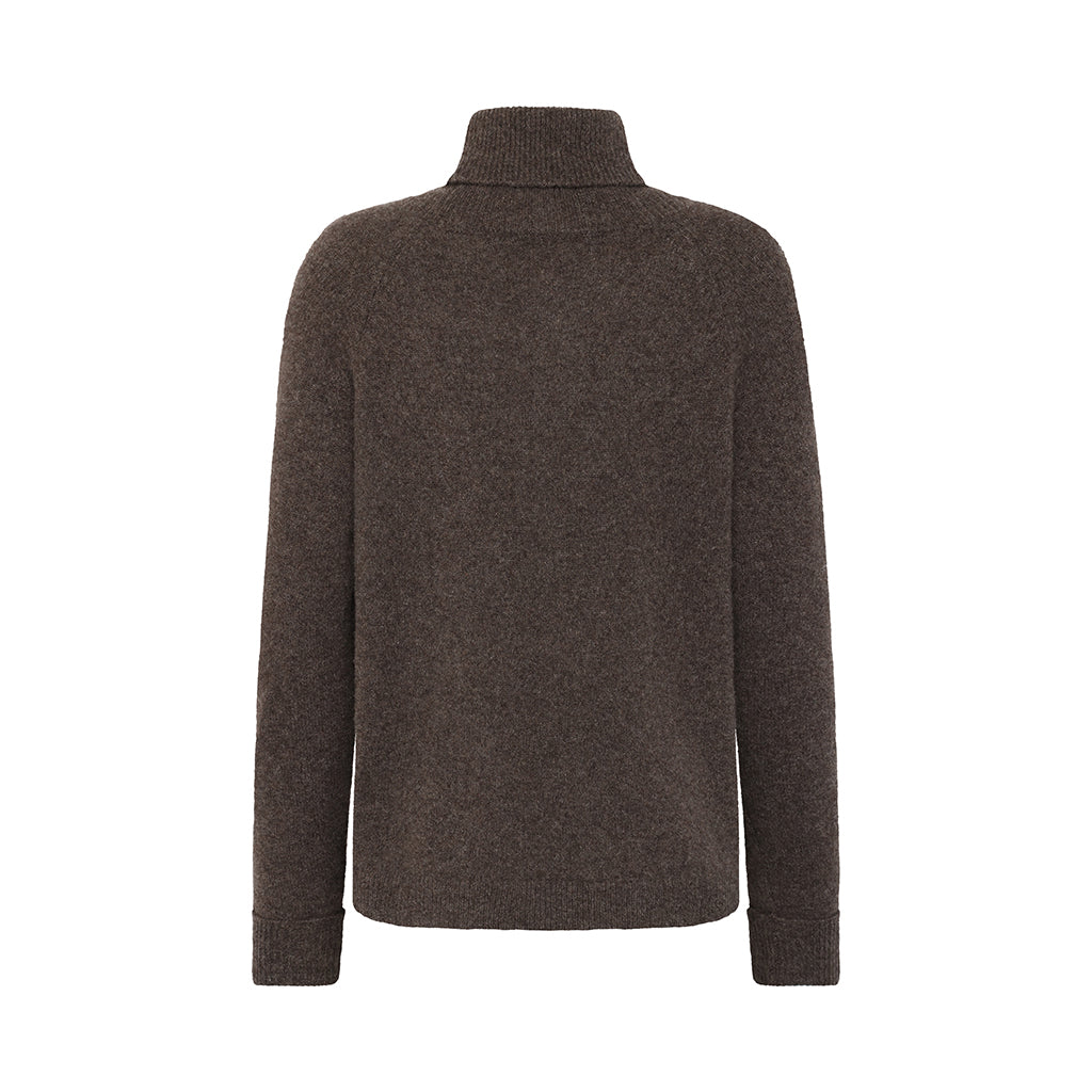 Mansted - Zoraja Turtle Neck Knit - Brown