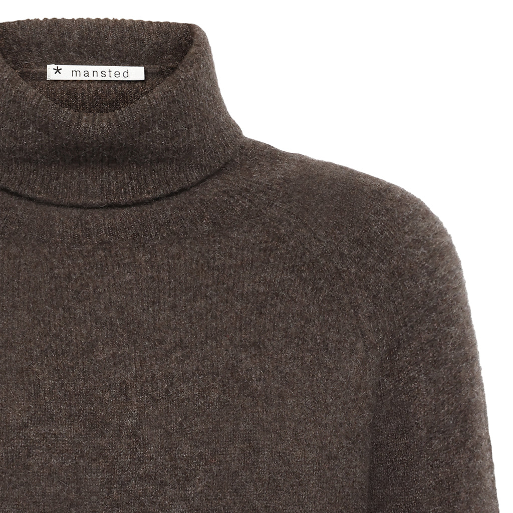 Mansted - Zoraja Turtle Neck Knit - Brown