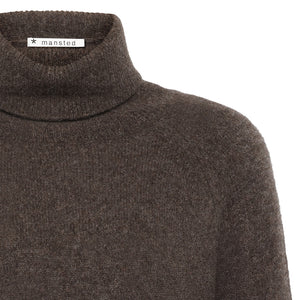 Mansted - Zoraja Turtle Neck Knit - Brown