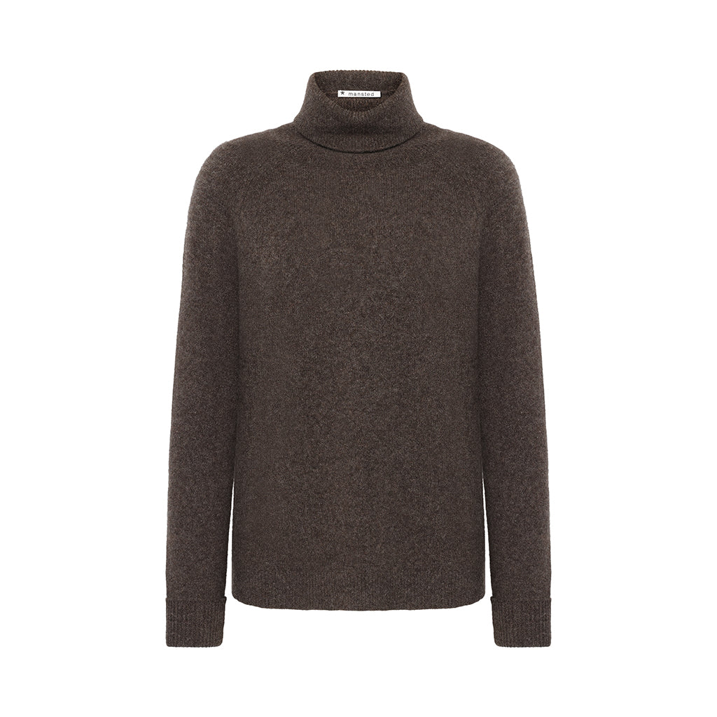 Mansted - Zoraja Turtle Neck Knit - Brown