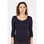 Load image into Gallery viewer, Tani | 3/4 Sleeve Scoop Top | French Navy
