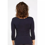 Load image into Gallery viewer, Tani | 3/4 Sleeve Scoop Top | French Navy
