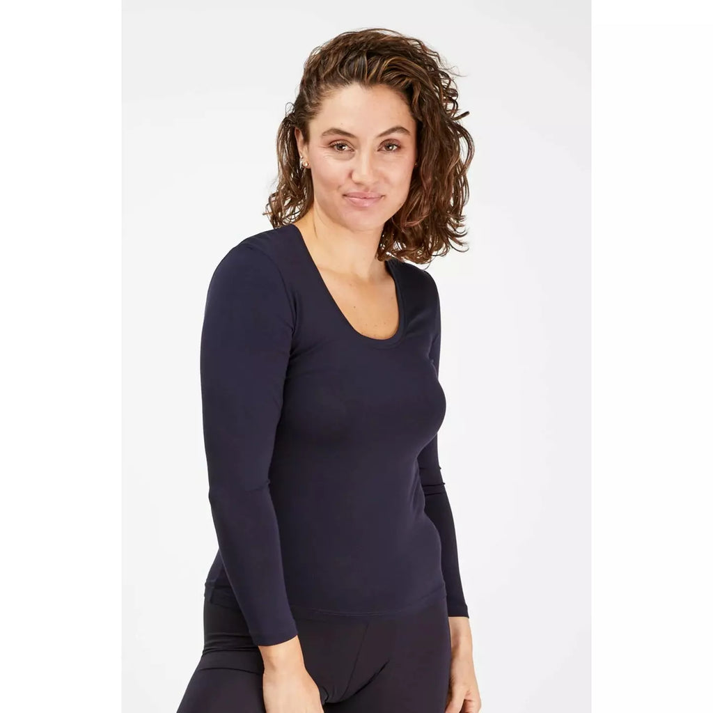 Tani | Regular Scoop Top L/S | French Navy