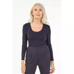 Load image into Gallery viewer, Tani | Regular Scoop Top L/S | French Navy
