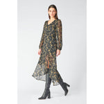 Load image into Gallery viewer, Le Temps Des Cerises | Chic Long Sleeve Dress Black
