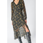 Load image into Gallery viewer, Le Temps Des Cerises | Chic Long Sleeve Dress Black
