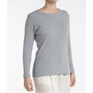 Crossley Long Sleeve Rib T Shirt Alet Grey