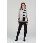 Load image into Gallery viewer, Bridge And Lord | All Over Stripe Scarf | Baby Blue Combo
