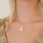 Load image into Gallery viewer, By Charlotte | Everything You Are Is Enough Small Necklace | Silver
