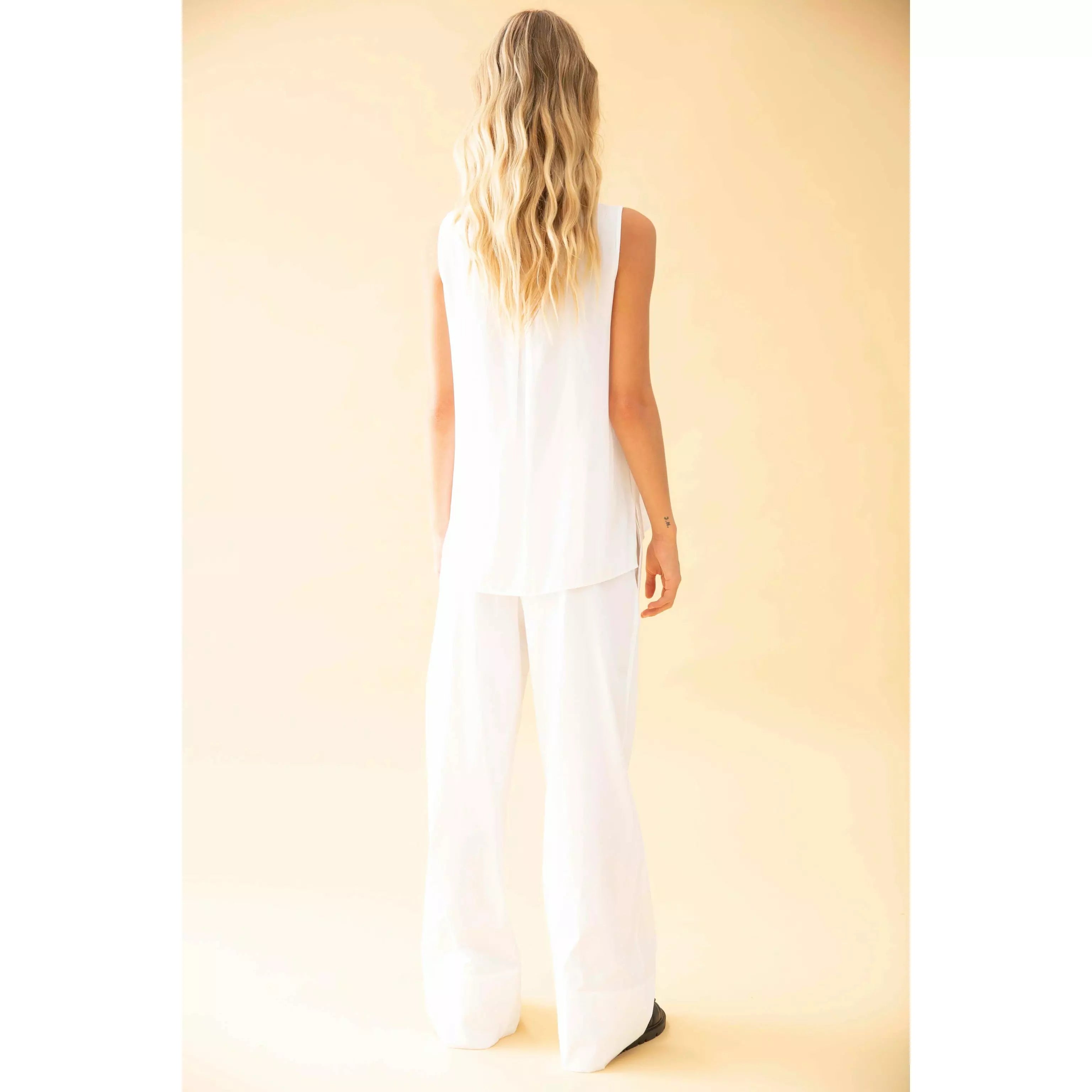 Mela Purdie | Audrey Tank | White