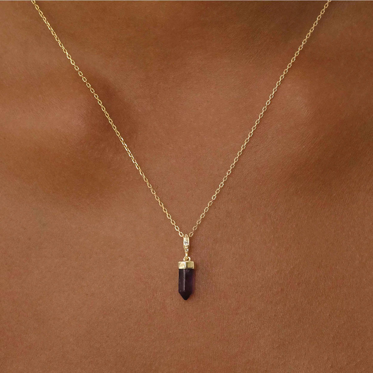 By Charlotte | Intention Of Protection Pendant | Gold