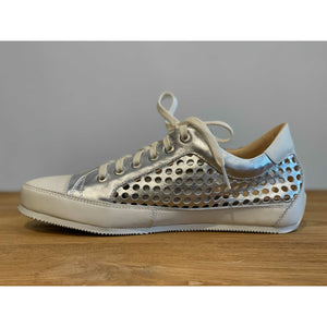 L'Ecologica | Laminato Argento Buc Trainer | Cerchi/Vitello