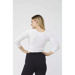 Load image into Gallery viewer, Tani | 3/4 Sleeve Scoop Top | White
