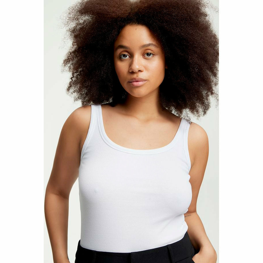 Gestuz | Drew U Neck Singlet White
